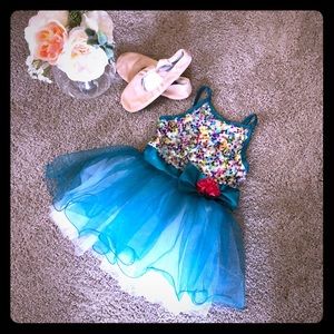 Turquoise Dance Costume